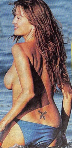 3. Rebecca Loos – Topless swimming, 2008
