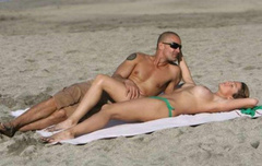 14. Rebecca Loos – topless at the beach, 2007