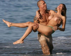 17. Rebecca Loos – topless at the beach, 2007