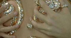 7. Rie Rasmussen Naked – Femme Fatale, 2002