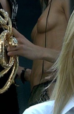 12. Rie Rasmussen Naked – Femme Fatale, 2002