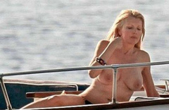 1. Rita Rusic – topless on a yacht, 2011