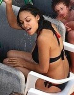 11. Rosario Dawson – black bikini, 2008
