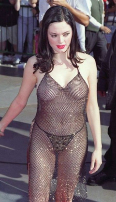 3. Rose Mcgowan See-Through – MTV's video music awards, 1998