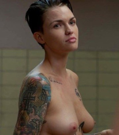 3. Ruby Rose Naked – Orange Is the New Black, 2015