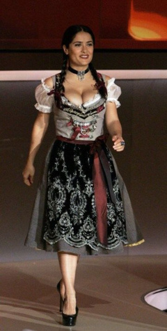 5. Salma Hayek – Wetten, Dass, 2008