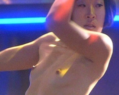 7. Sandra Oh Naked – Dancing at the Blue Iguana, 2004