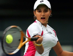 6. Sania Mirza – on the court