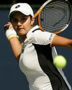 7. Sania Mirza – on the court