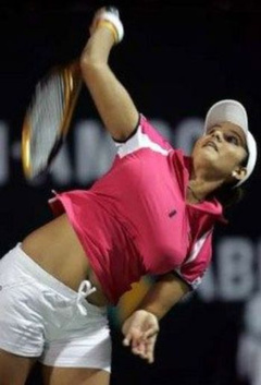 8. Sania Mirza – on the court