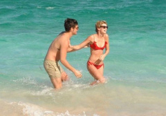 2. Sara Paxton – red bikini, 2009