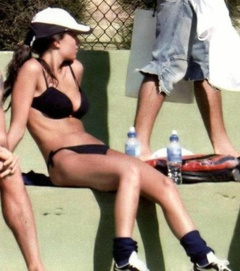 3. Sara Tommasi – black bikini, 2005