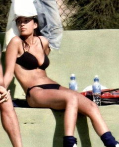 4. Sara Tommasi – black bikini, 2005