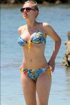 2. Scarlett Johansson – blue bikini, 2006
