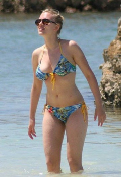 4. Scarlett Johansson – blue bikini, 2006