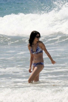 2. Selena Gomez – blue bikini, 2008