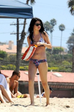 5. Selena Gomez – blue bikini, 2008