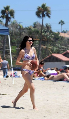 6. Selena Gomez – blue bikini, 2008