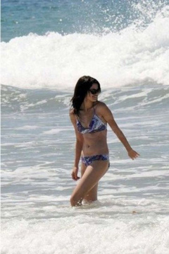 8. Selena Gomez – blue bikini, 2008