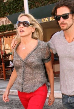 3. Sharon Stone – see through, 2012