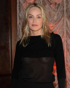 5. Sharon Stone – see through, 2012