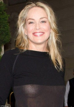 9. Sharon Stone – see through, 2012