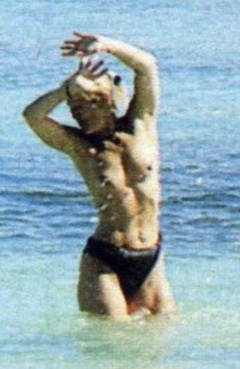 1. Sheila – Topless swimming, 1995