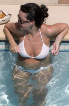5. Sheree Murphy – white bikini, 2008