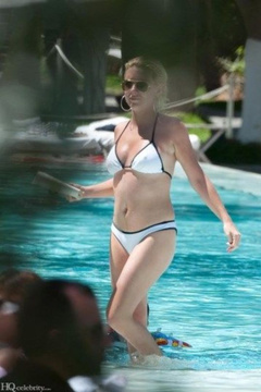 5. Sheridan Smith – white bikini, 2010