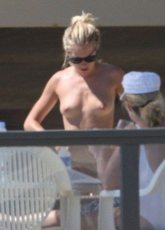 4. Sienna Miller – Topless sunbathing, 2008