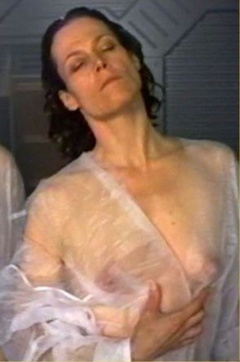 1. Sigourney Weaver Naked – Alien Resurrection, 1997
