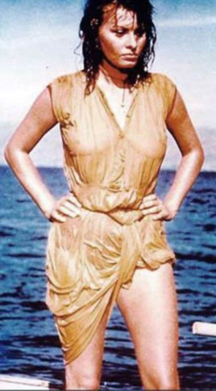 2. Sophia Loren Sexy – Boy on a Dolphin, 1957