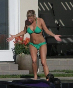 1. Stacy Ferguson - Fergie – green bikini, 2007