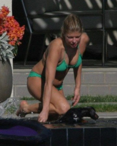 3. Stacy Ferguson - Fergie – green bikini, 2007