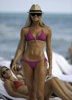 5. Stacy Keibler – purple bikini, 2009