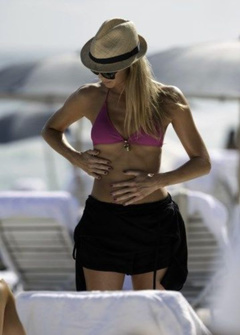 6. Stacy Keibler – purple bikini, 2009