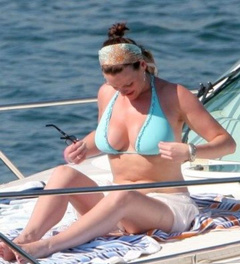 6. Suranne Jones – blue bikini, 2005