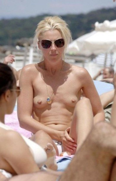2. Tamara Beckwith – Topless sunbathing, 2009