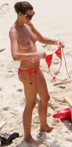 1. Tamara Mellon – Topless sunbathing, 2009