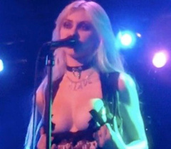 1. Taylor Momsen – flashes crowd at her concert, 2010
