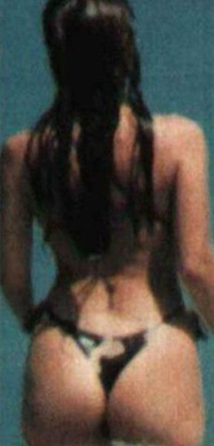 2. Thalia – green bikini, 2001