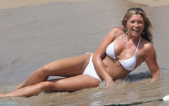 3. Tina Hobley – white bikini, 2005