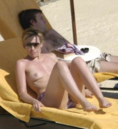 4. Toni Collette – Topless sunbathing, 2005