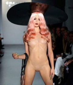 1. Tree Carr Naked – London fashion week, 2010