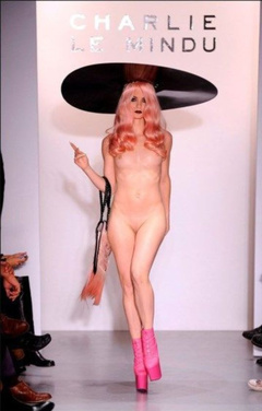 2. Tree Carr Naked – London fashion week, 2010