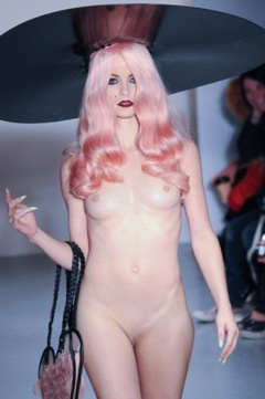 4. Tree Carr Naked – London fashion week, 2010
