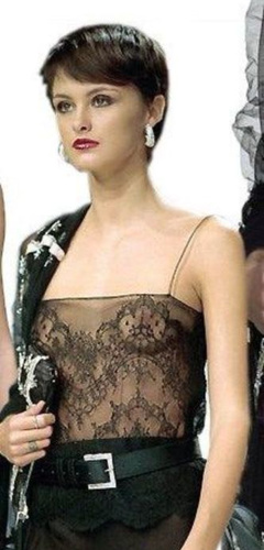 3. Trish Goff – catwalk oops