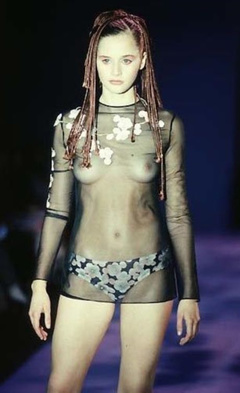 4. Trish Goff – catwalk oops