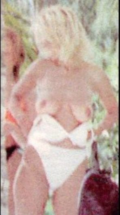 2. Ulrika Jonsonn – Topless sunbathing, 1998