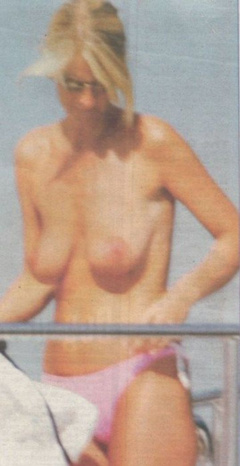 2. Ulrika Jonsonn – Topless swimming, 2002